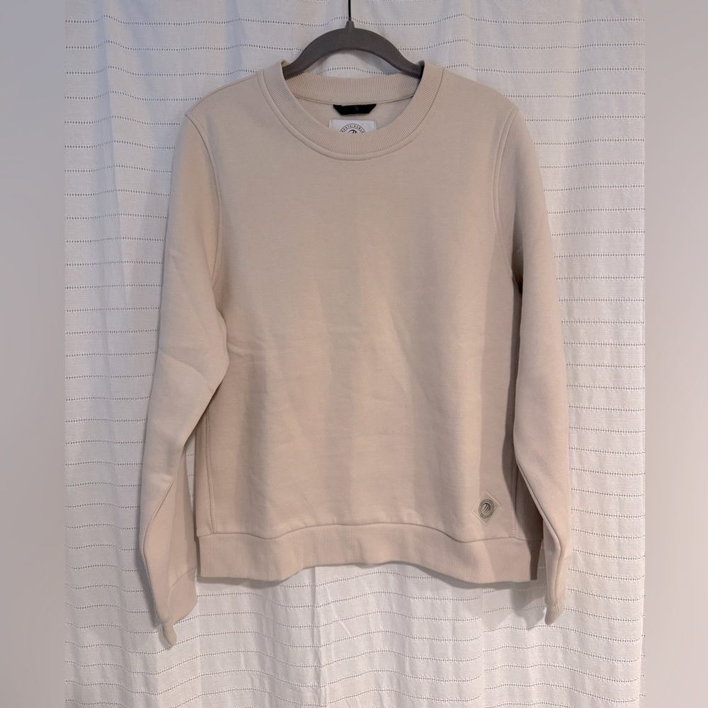 MPG Sport Luxefleece Crewneck Sweatshirt Stone Size Small